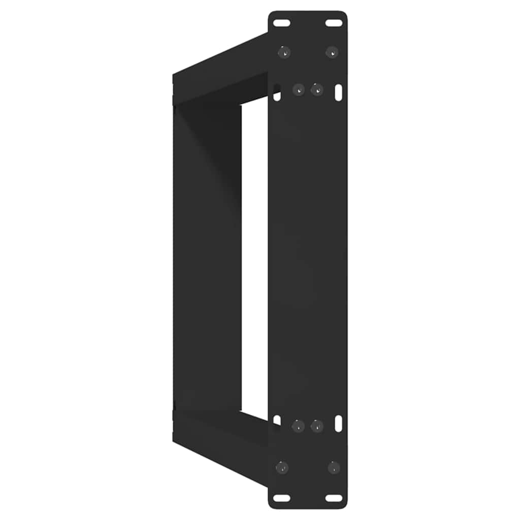 konsolbordben U-formet 2 stk. sort 28 x (72-73) cm stål