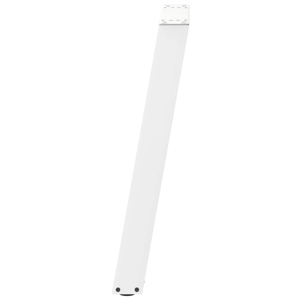 konsolbordben U-formet 2 stk. hvid 28 x (72-73) cm stål