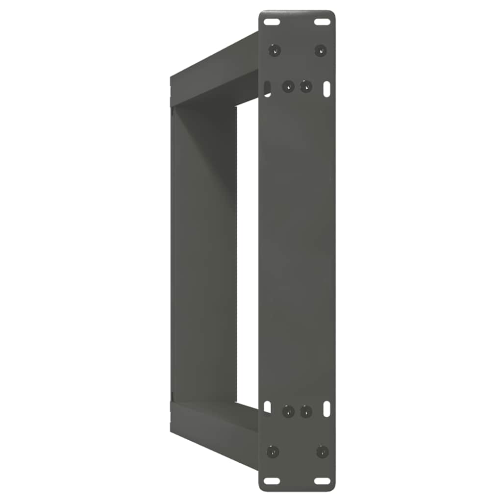 konsolbordben U-formet 2 stk. antracit 28 x (72-73) cm stål