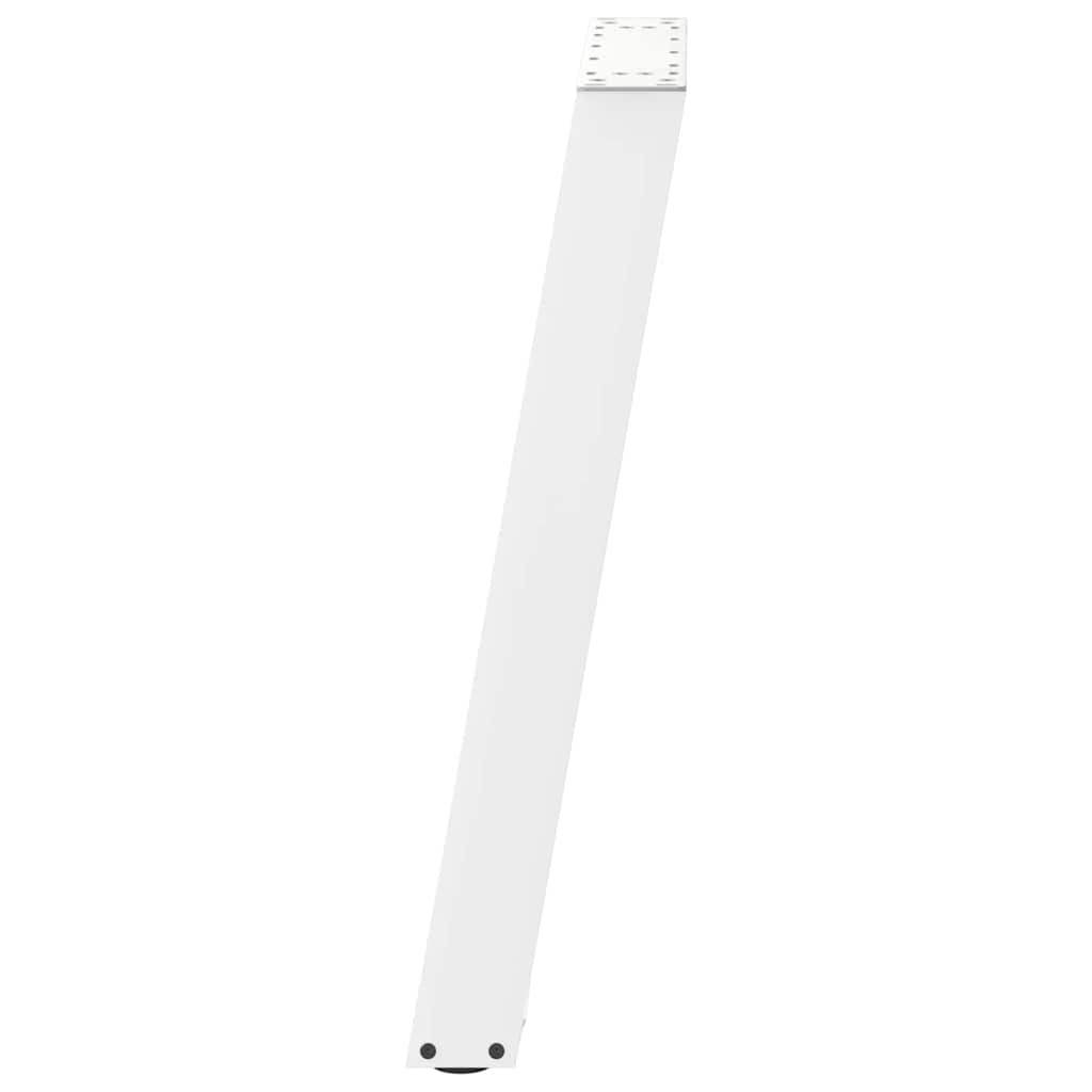 spisebordsben U-formet 2 stk. hvid 60 x (72-73) cm stål