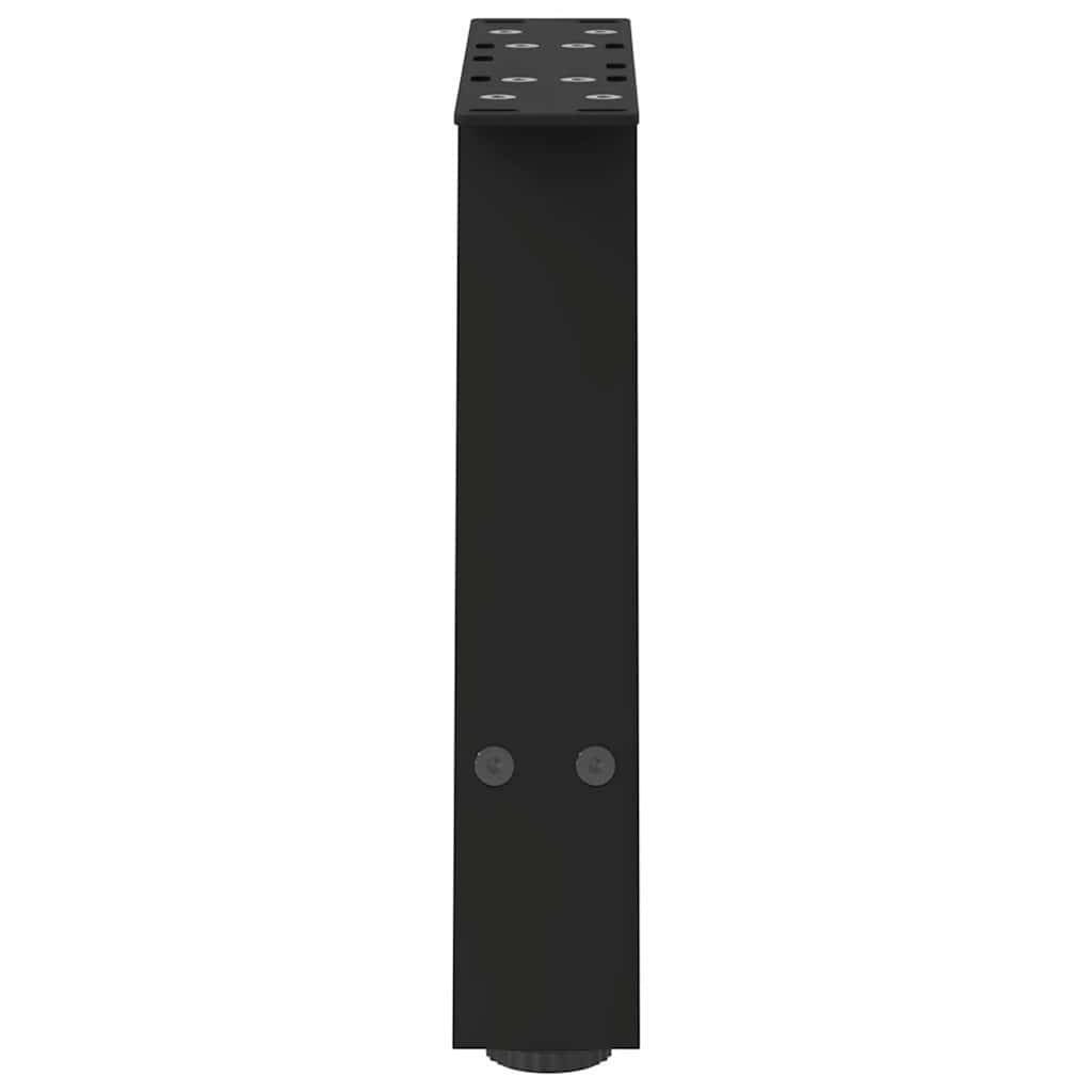 sofabordsben A-formet 2 stk. sort 30x(30-31) cm stål