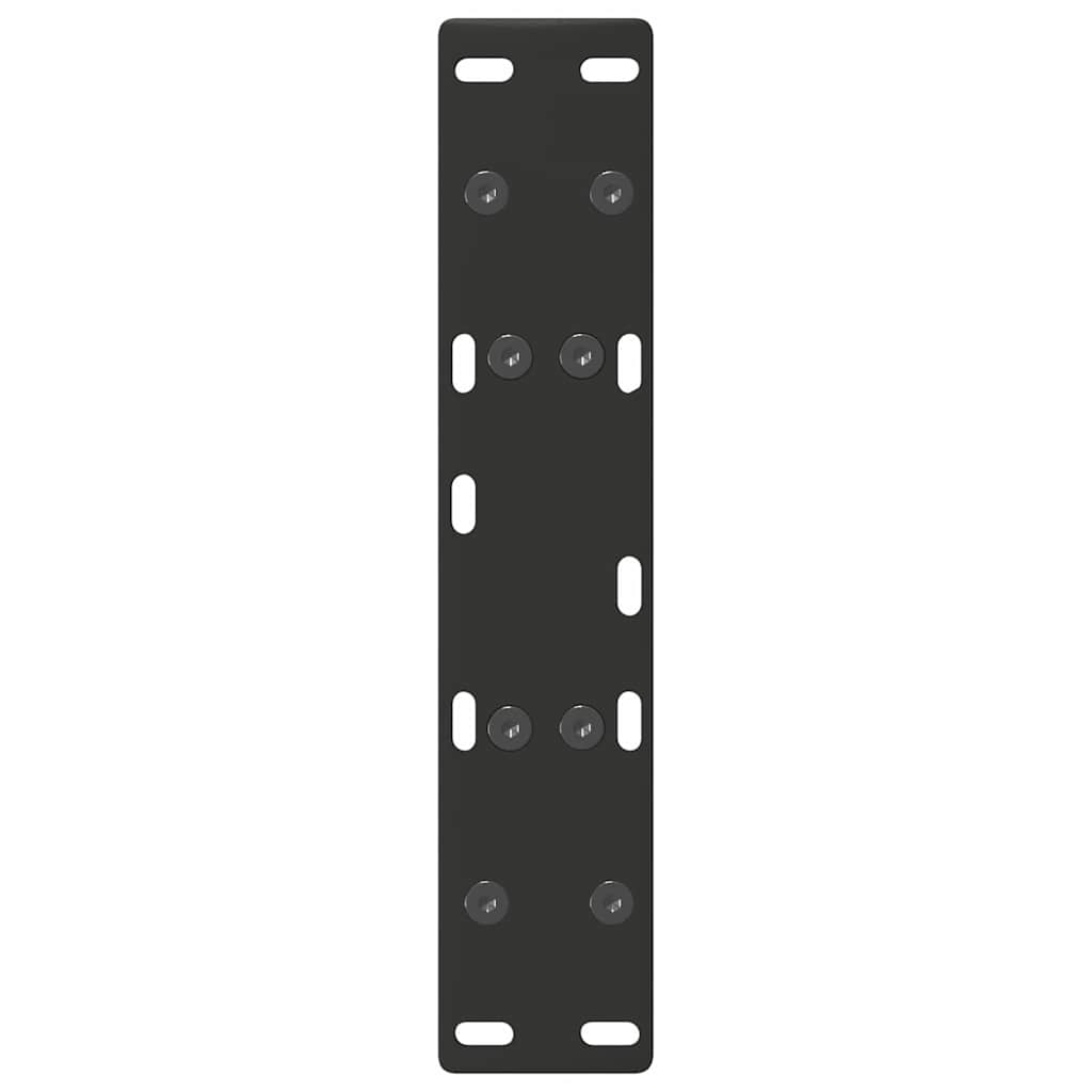 sofabordsben A-formet 2 stk. sort 30x(30-31) cm stål