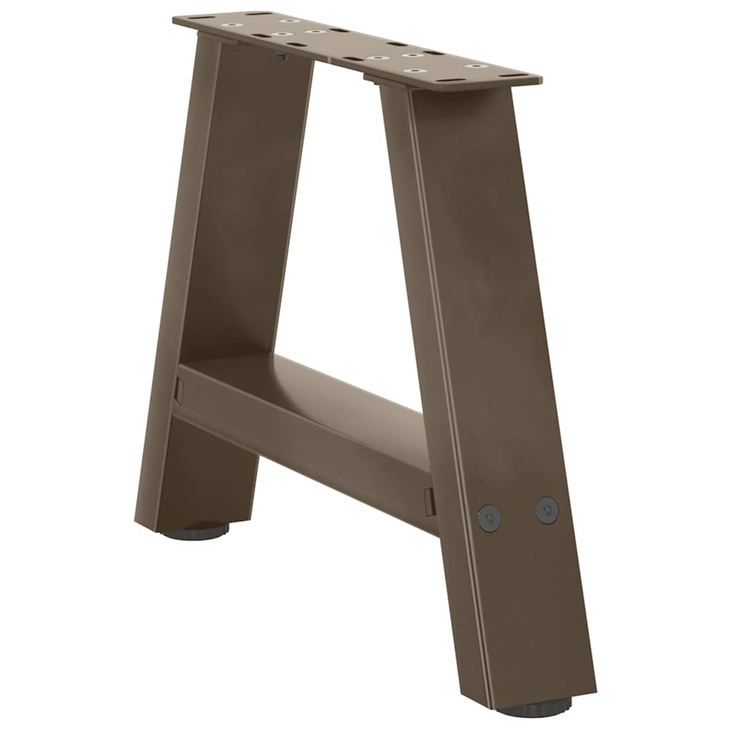 sofabordsben A-formet 2 stk. 30x(30-31) cm stål