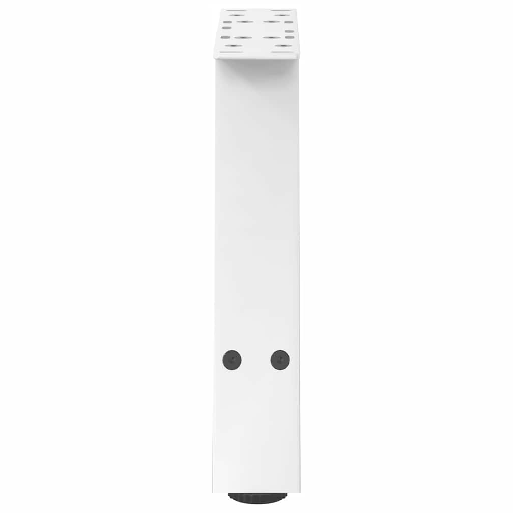 sofabordsben A-formet 2 stk. hvid 40x(30-31) cm stål