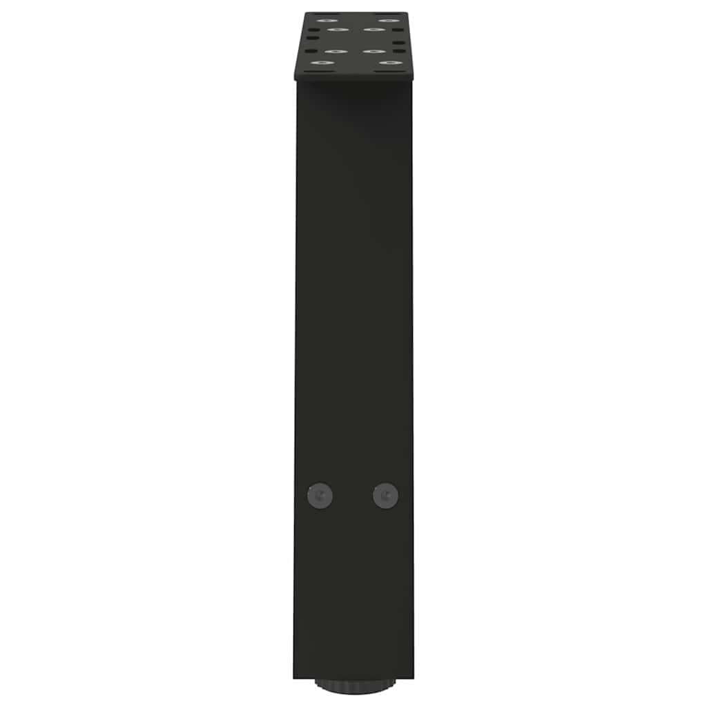 sofabordsben A-formet 2 stk. sort 50x(30-31) cm stål
