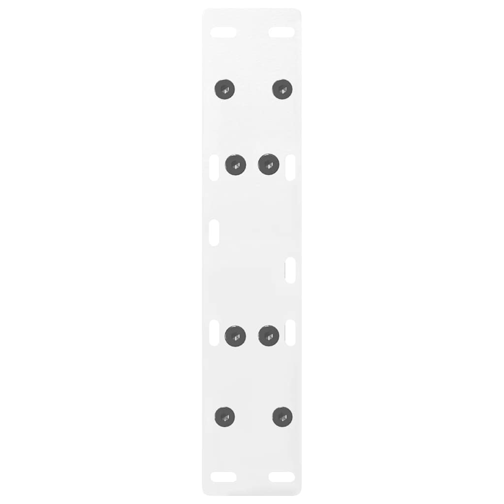 sofabordsben A-formet 2 stk. hvid 50x(30-31) cm stål