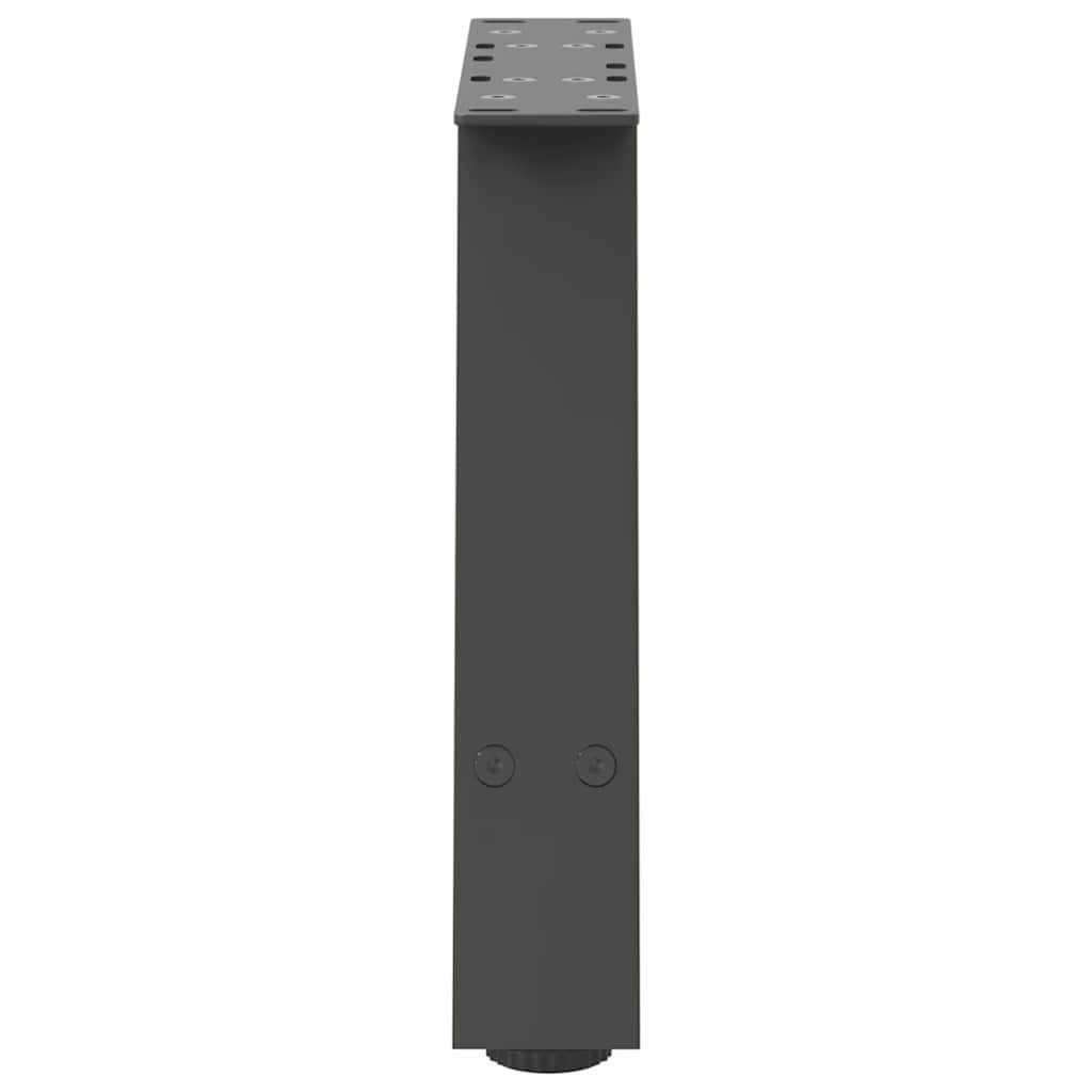 sofabordsben A-formet 2 stk. antracit 50x(30-31) cm stål