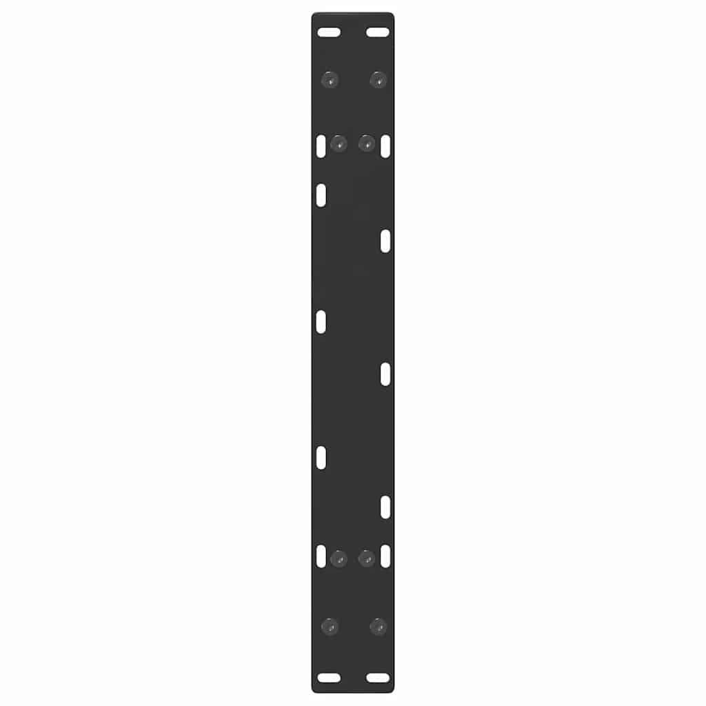 sofabordsben A-formet 2 stk. sort 60 x (30-31) cm stål