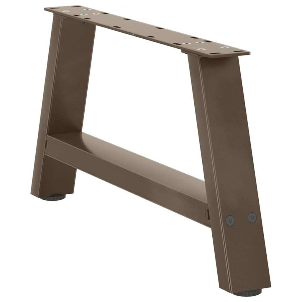sofabordsben A-formet 2 stk. 60x(30-31) cm stål