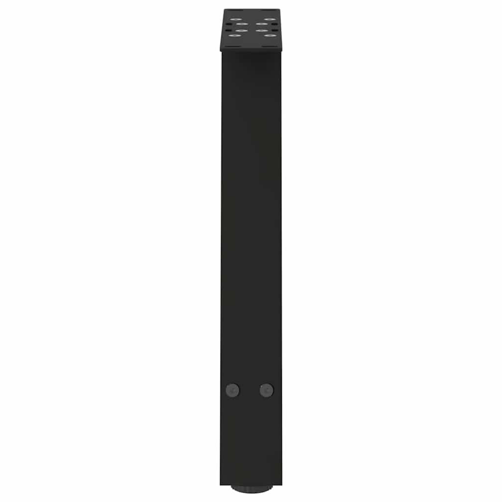 sofabordsben A-formet 2 stk. sort 38 x (42-43) cm stål