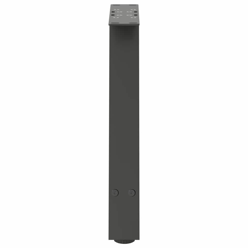 sofabordsben A-formet 2 stk. antracit 38 x (42-43) cm stål