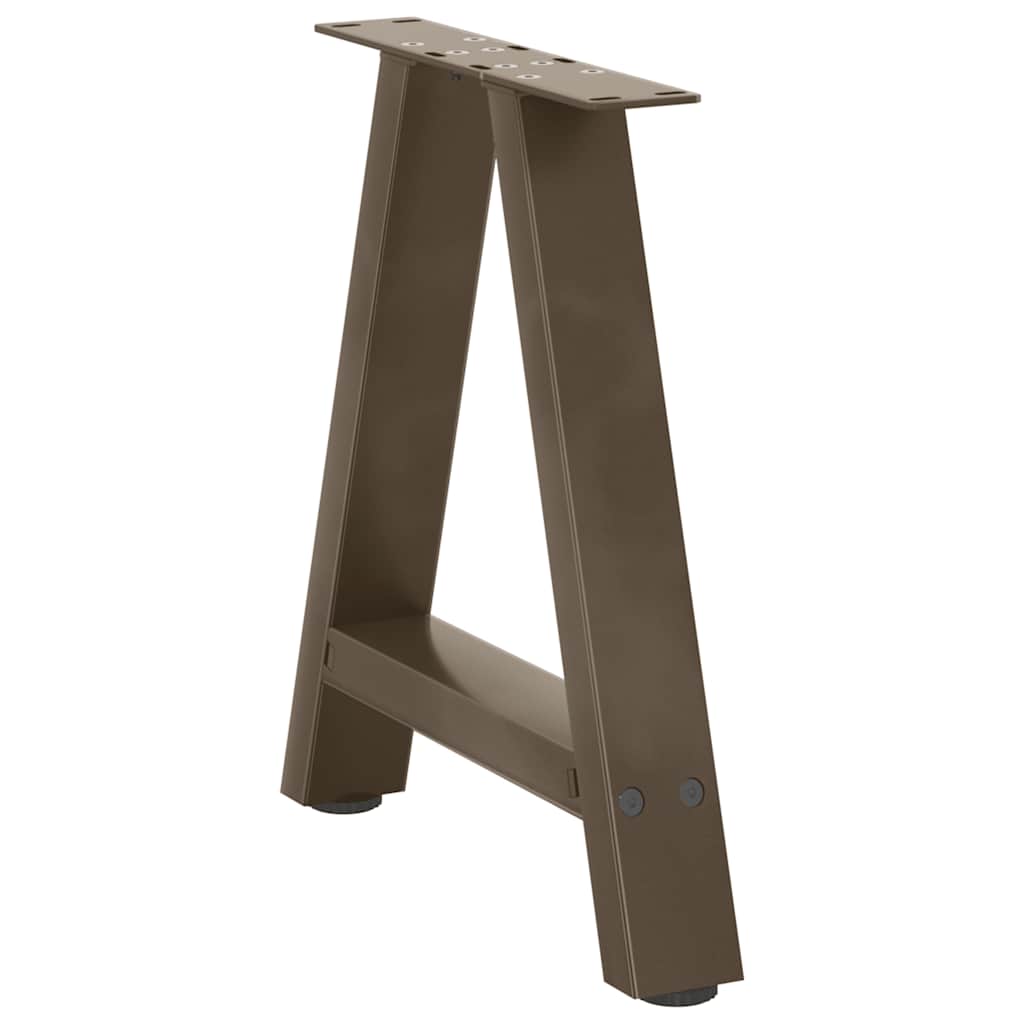 sofabordsben A-formet 2 stk. 38 x (42-43) cm stål