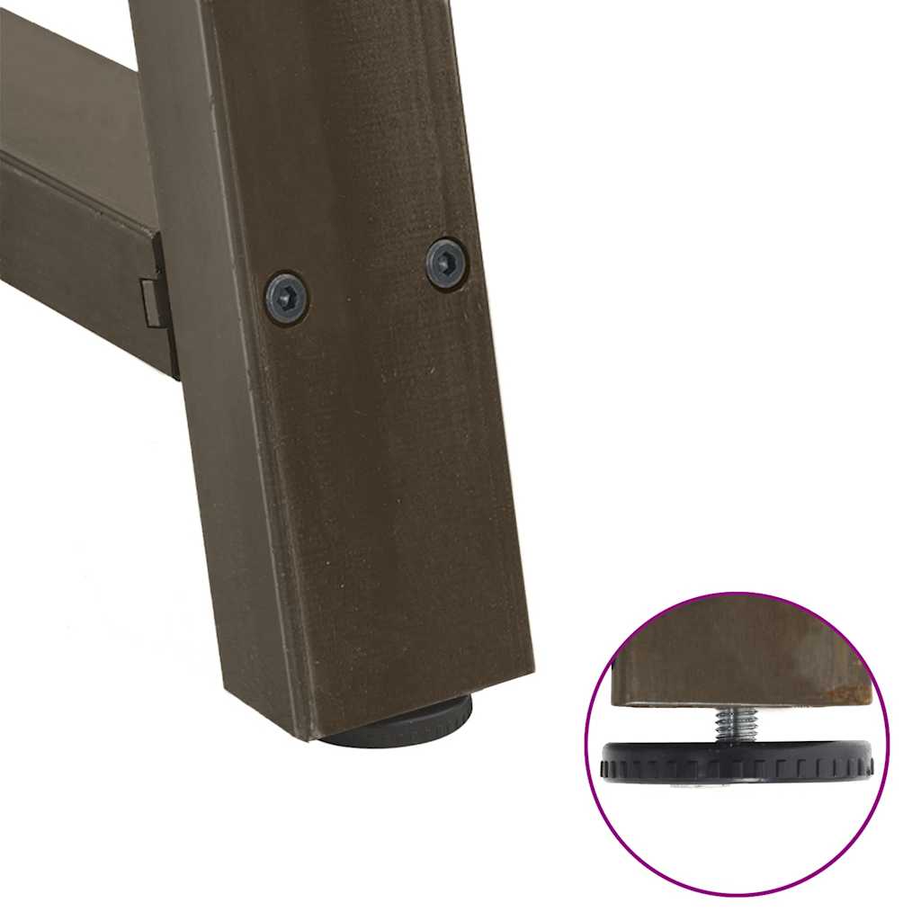 sofabordsben A-formet 2 stk. 38 x (42-43) cm stål