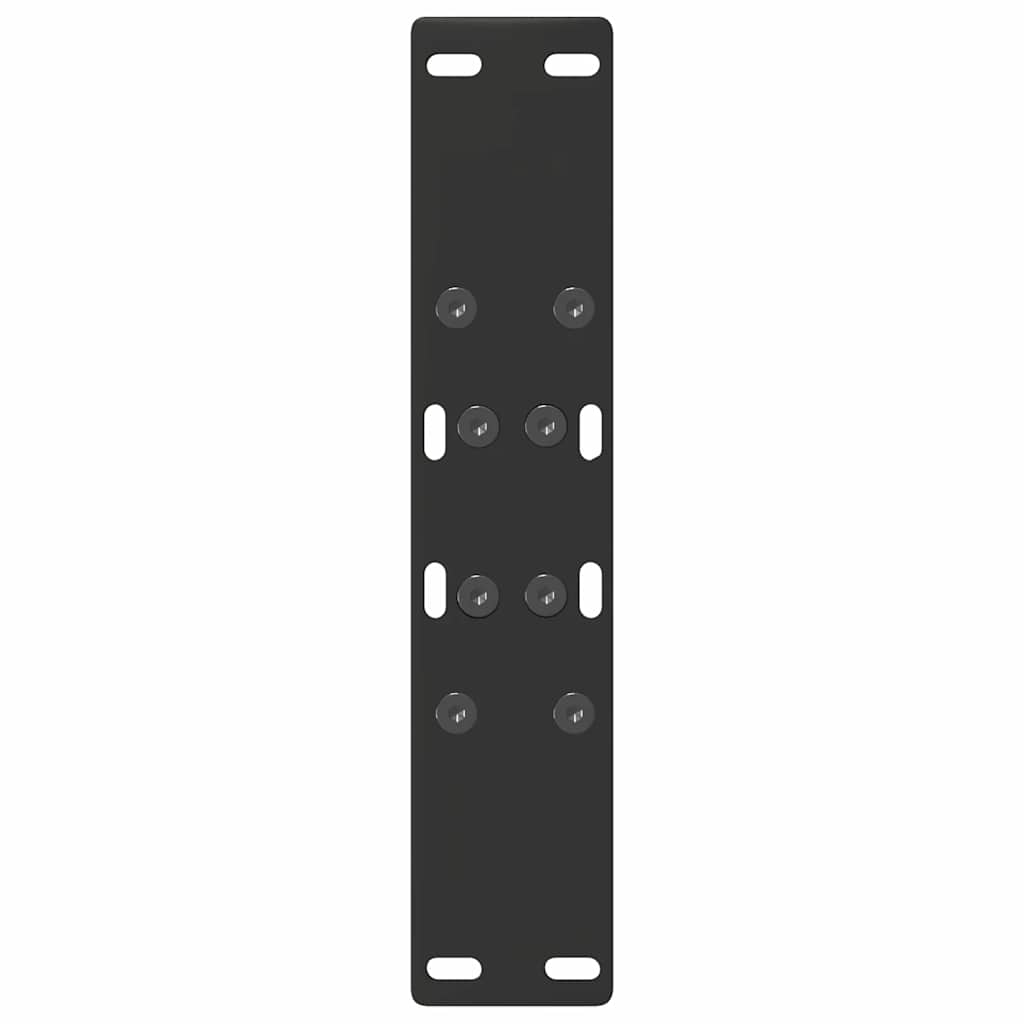 sofabordsben A-formet 2 stk. sort 50x(42-43) cm stål