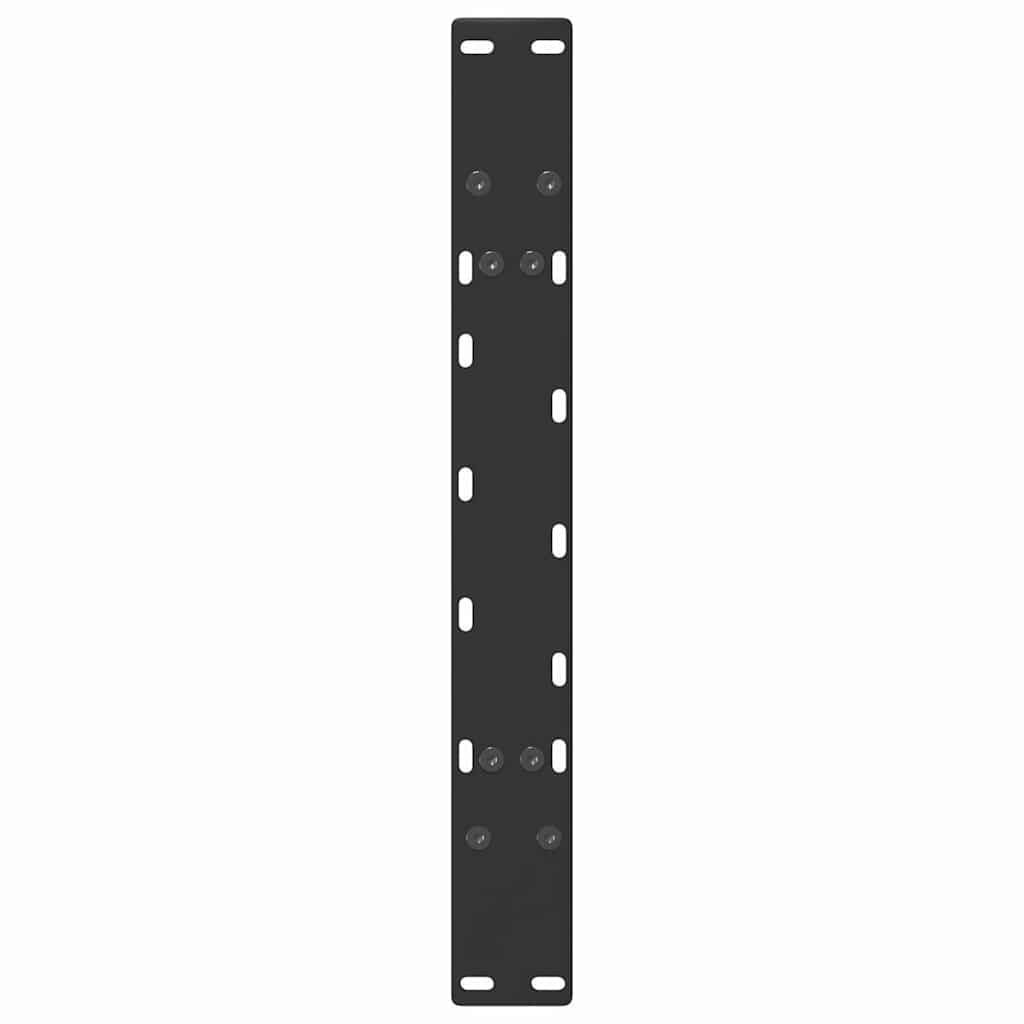 sofabordsben A-formet 2 stk. sort 60 x (42-43) cm stål