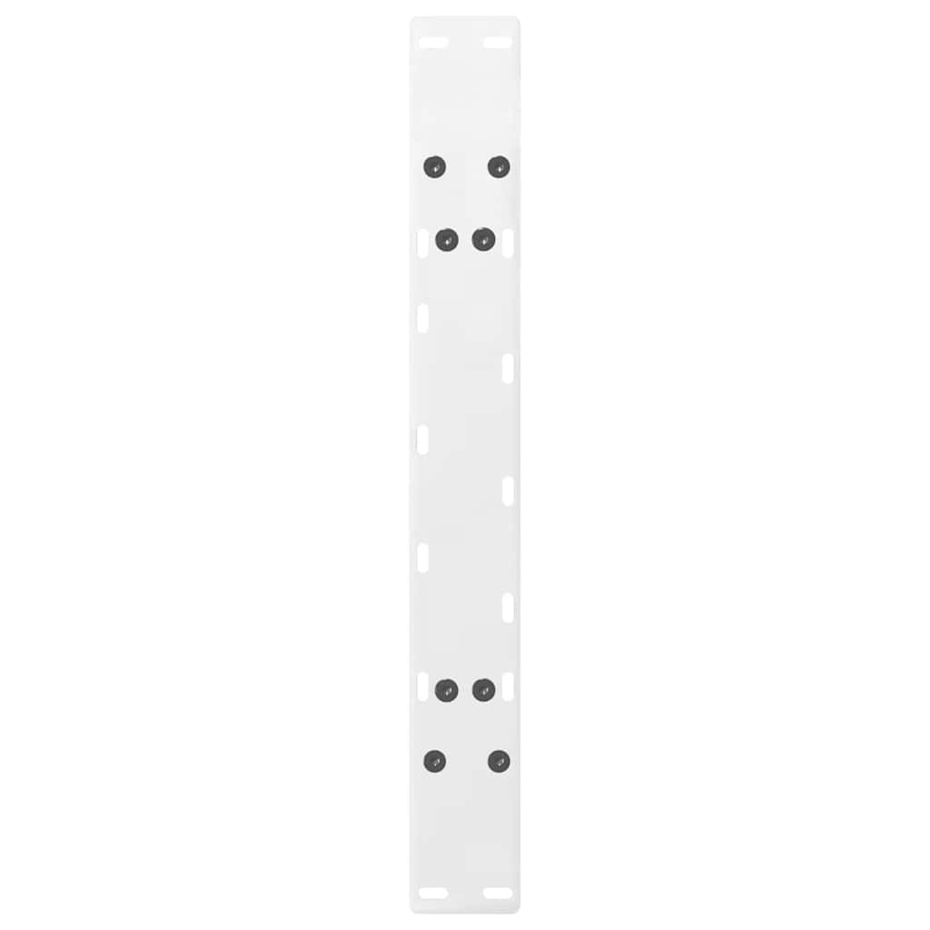 sofabordsben A-formet 2 stk. hvid 60 x (42-43) cm stål