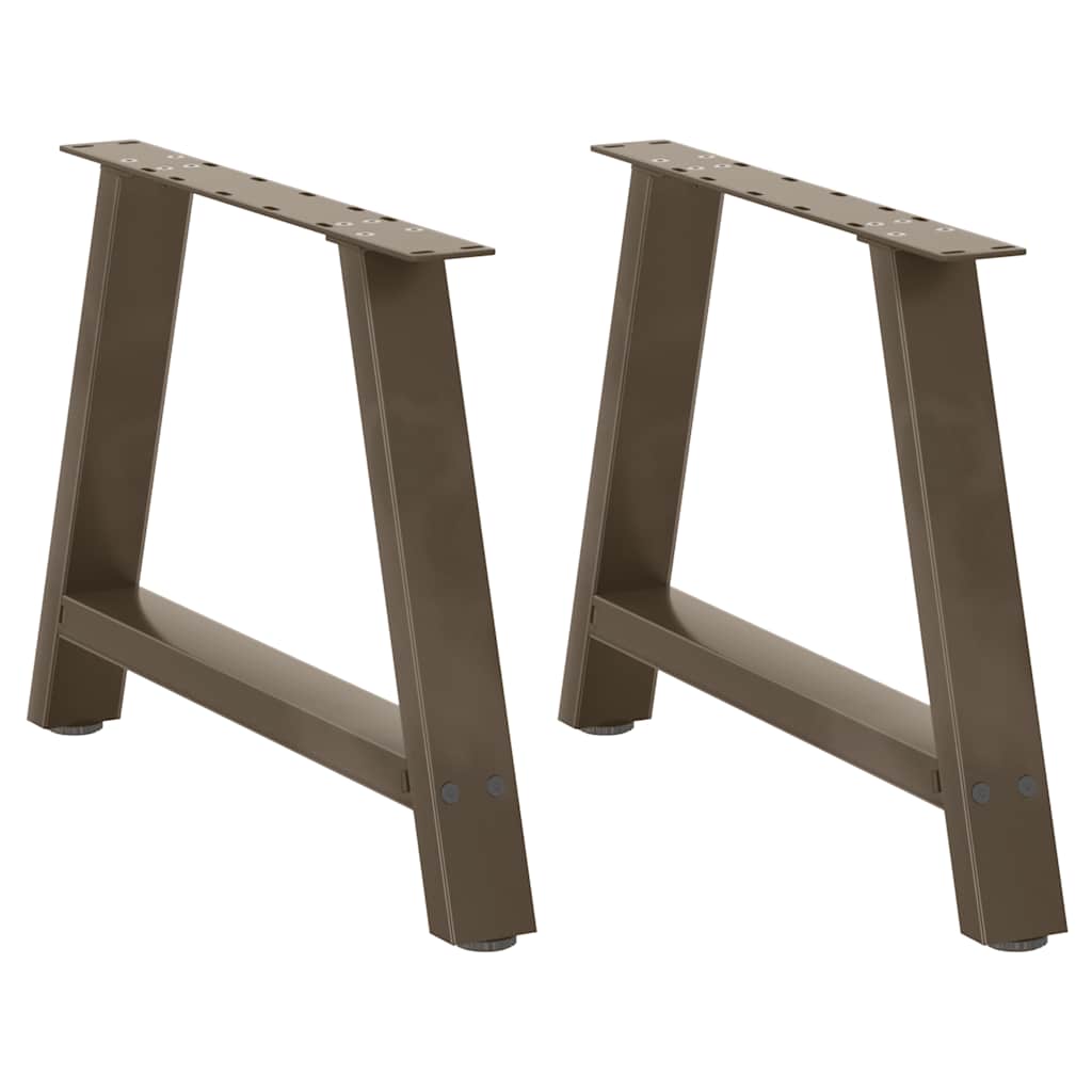 sofabordsben A-formet 2 stk. 60 x (42-43) cm stål