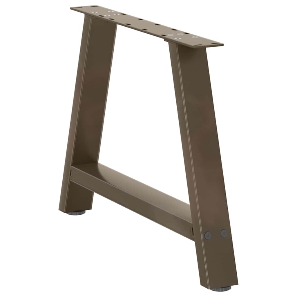 sofabordsben A-formet 2 stk. 60 x (42-43) cm stål