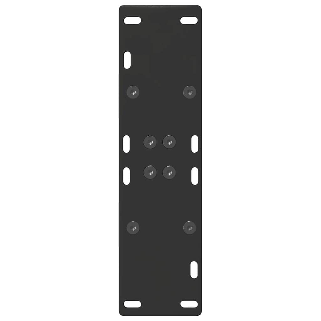 spisebordsben A-formet 2 stk. sort 50x(72-73) cm stål