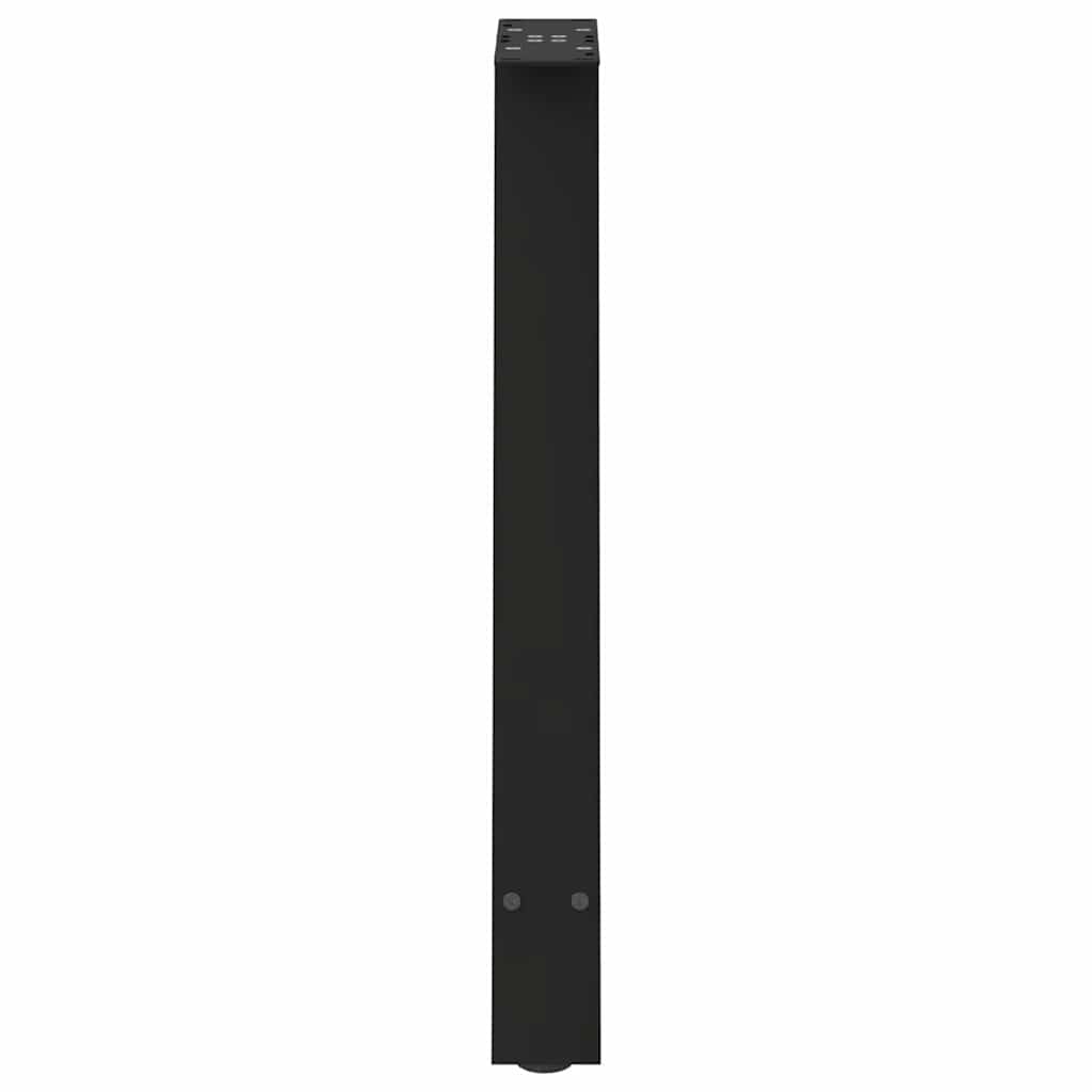 spisebordsben A-formet 2 stk. sort 60 x (72-73) cm stål