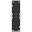 spisebordsben A-formet 2 stk. sort 60 x (72-73) cm stål