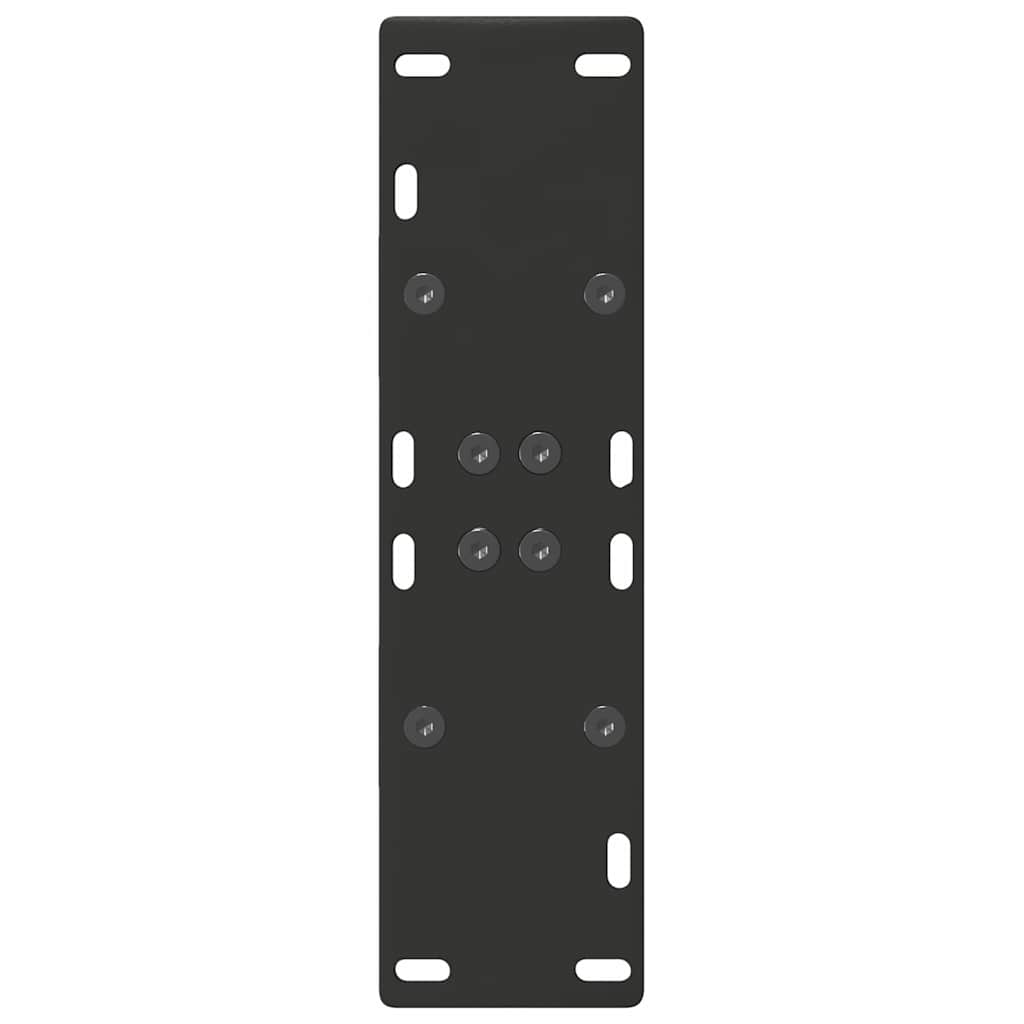 spisebordsben A-formet 2 stk. sort 60 x (72-73) cm stål