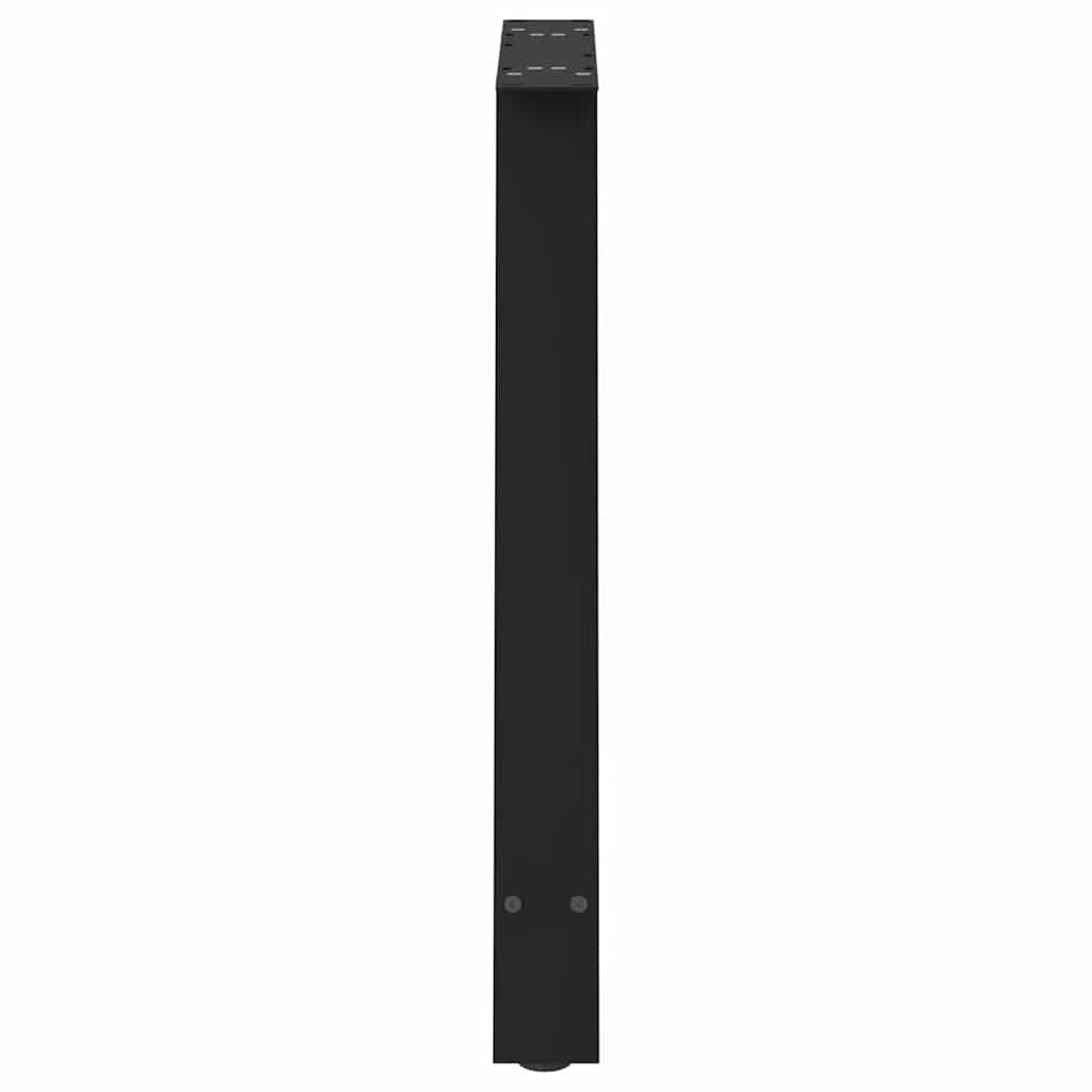 spisebordsben A-formet 2 stk. sort 80x(72-73) cm stål