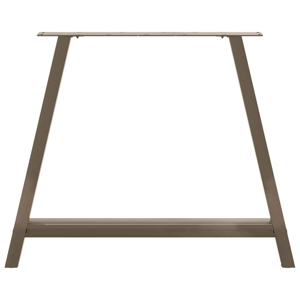 spisebordsben A-formet 2 stk. 100x(72-73) cm stål