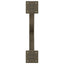 sofabordsben X-formet 2 stk. naturstål 50x(30-31) cm stål