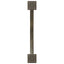 sofabordsben X-formet 2 stk. naturstål 70x(30-31) cm stål