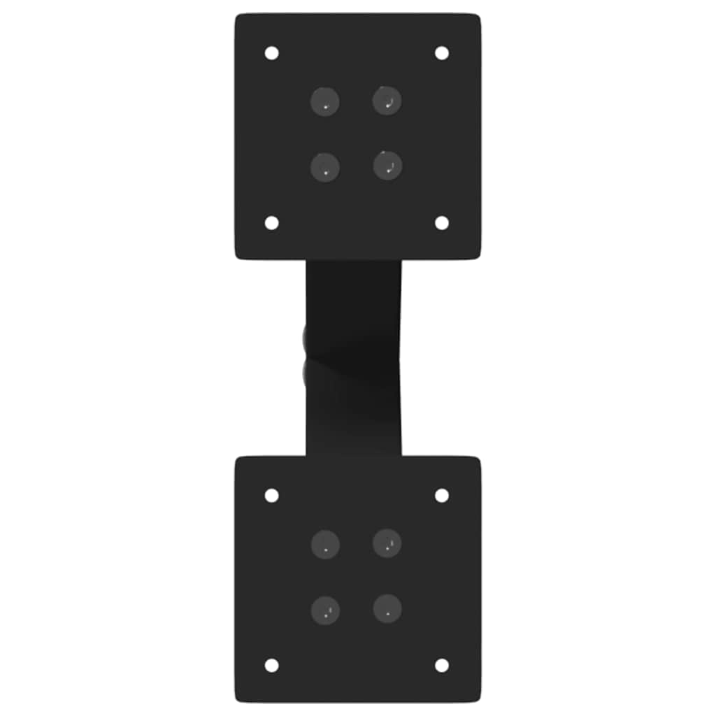 sofabordsben X-formet 2 stk. sort 38 x (42-43) cm stål