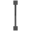 sofabordsben X-formet 2 stk. antracit 70 x (42-43) cm stål
