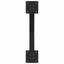 spisebordsben X-formet 2 stk. sort 57 x (72-73) cm stål