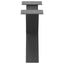 sofabordsben X-formet 2 stk. antracit 50x(30-31) cm stål