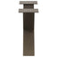 sofabordsben X-formet 2 stk. naturstål 50x(30-31) cm stål