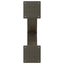 sofabordsben X-formet 2 stk. naturstål 50x(30-31) cm stål