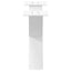 sofabordsben X-formet 2 stk. hvid 60x(30-31) cm stål