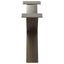 sofabordsben X-formet 2 stk. naturstål 70x(30-31) cm stål