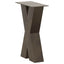 sofabordsben X-formet 2 stk. naturstål 28 x (42-43) cm stål