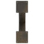 sofabordsben X-formet 2 stk. naturstål 60x(42-43) cm stål
