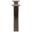 sofabordsben X-formet 2 stk. naturstål 70 x (42-43) cm stål