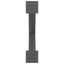 spisebordsben X-formet 3 stk. antracit 70 x (72-73) cm stål