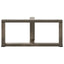 sofabordsben T-formet 2 stk. sort 60x25x(30-31) cm stål