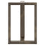 spisebordsben T-formet 2 stk. sort 50x35x(72-73) cm stål