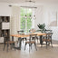 spisebordsben T-formet 2 stk. antracit 100x35x(72-73) cm stål