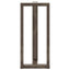 barbordsben T-formet 2 stk. sort 40x35x(90-91) cm stål