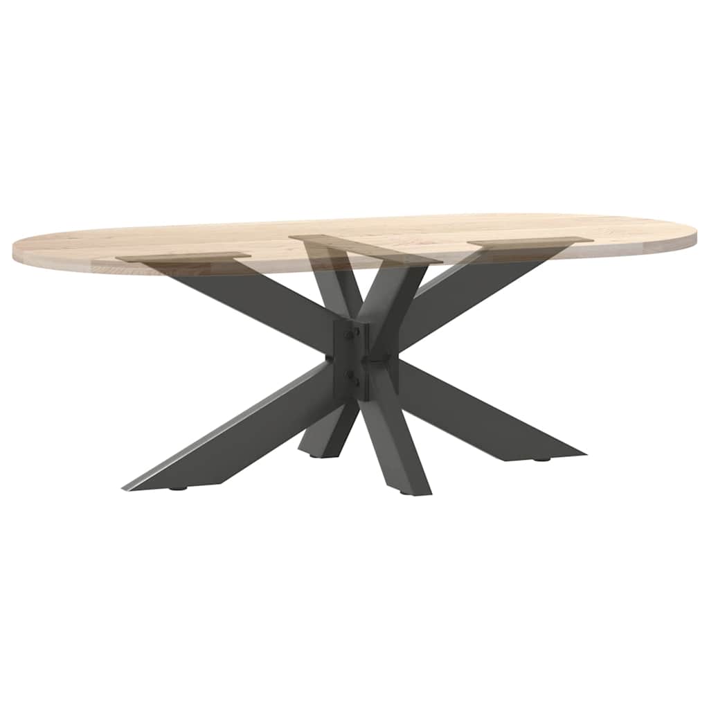 sofabordben edderkopformet antracit 98x58x(42-43) cm stål