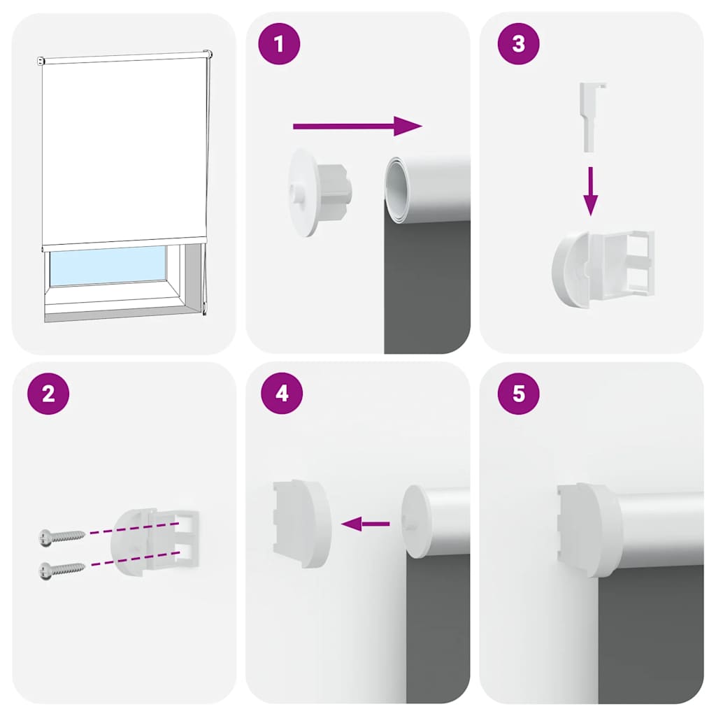 rullegardin mørklægning 140x230 cm stofbredde 136,6cm polyester