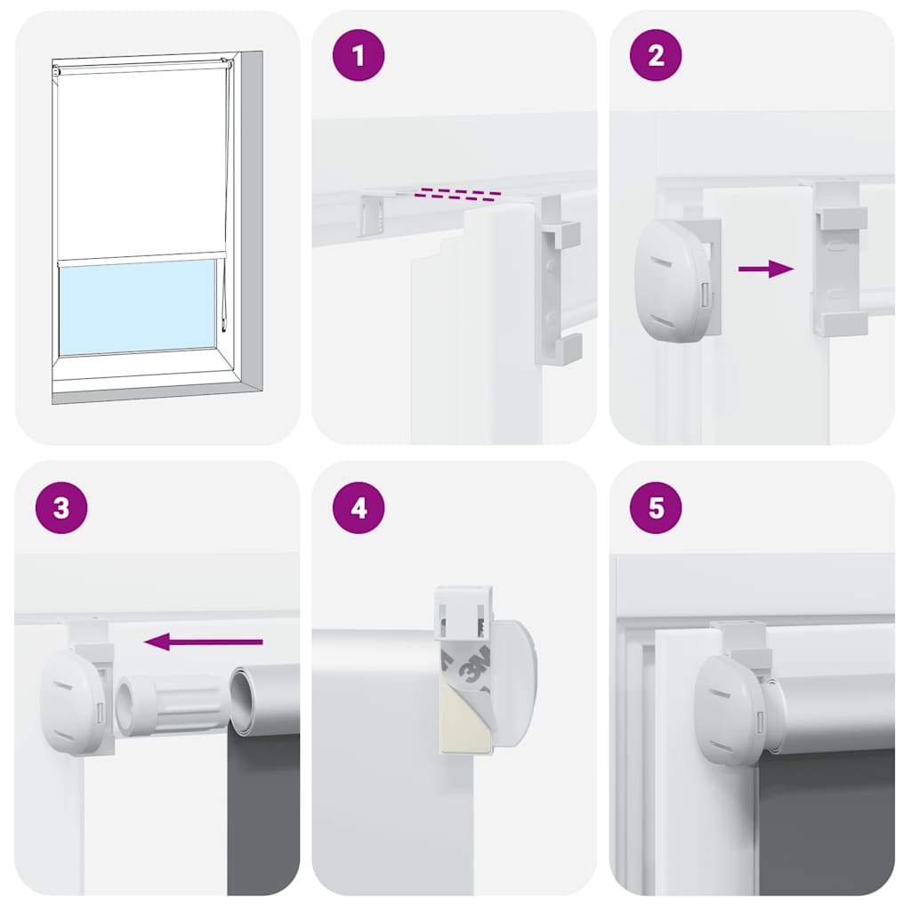rullegardin mørklægning 95x175 cm stofbredde 90,7 cm polyester