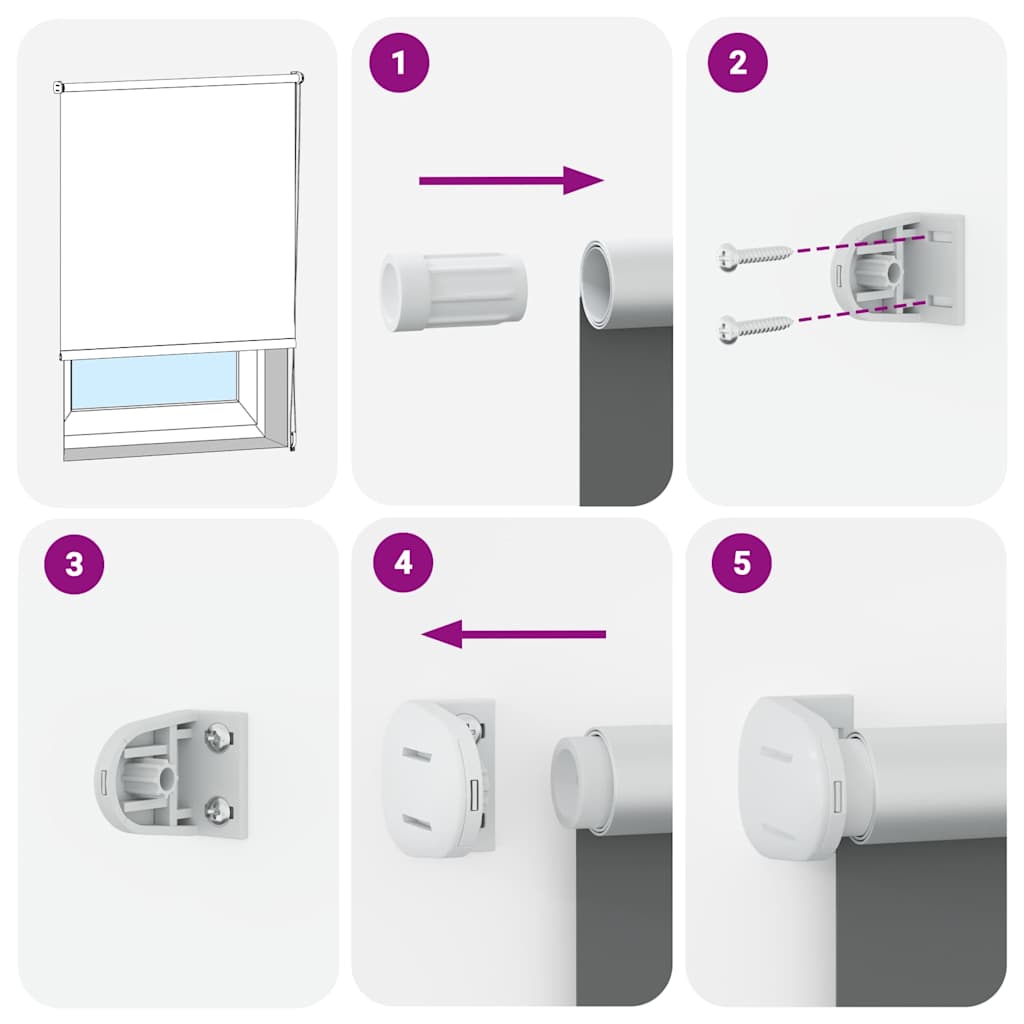 rullegardin mørklægning 75x210 cm stofbredde 70,7 cm polyester
